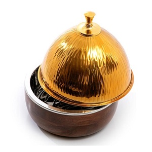 Diseño atractivo Hot Pot Cazuela Olla con tapa de acero inoxidable Home Hotel y restaurante Vajilla Servir Hot Pot - Product Image 3