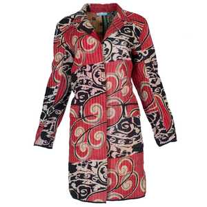 Chaquetas de mujer, cuello de Invierno para mujer, chaqueta kantha de algodón de talla grande ajustada, ropa india, chaqueta acolchada - Product Image 2