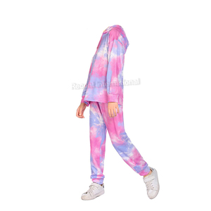 Conjunto de chándal de algodón y poliéster de 2 piezas de invierno para mujer de alta calidad con logotipo personalizado Producto de gran oferta ecológico - Product Image 5