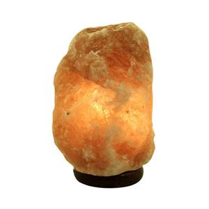 Belle lampe au sel de l'Himalaya de 9 à 10 pouces de haute qualité sculptée à la main avec un style Feng Shui brillant poli par Sian Enterprises - Product Image 1