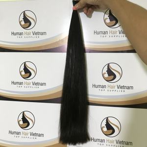 Super doble dibujado recto pelo humano paquetes de pelo más largo Ratio 90% negro y marrón Color Natural - Product Image 3