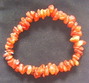 Get Online Red Carnellian Chips <b>Bracelets</b> : Red Carnellian Chips <b>Bracelets</b> for Sale - Product Image 1