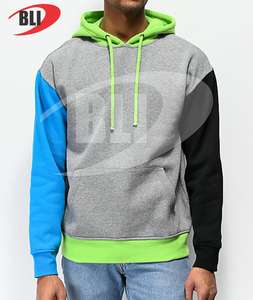 Vente en gros de vêtements décontractés pour hommes 100% molleton polyester sweat à capuche haute qualité épais caractéristiques motif imprimé 3XL 6XL hiver - Product Image 3