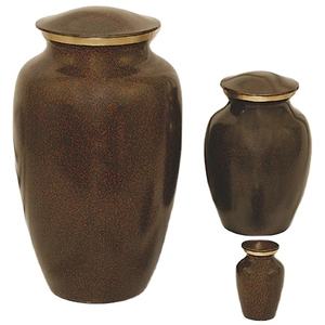 Urne en métal solide de vente chaude pour les cendres humaines et animales Urne de crémation durable pour cercueil commémoratif en laiton pour chien et adulte - Product Image 1