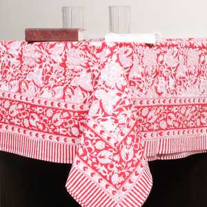 Décoration de la maison en Double couleur couverture de Table Design en pur coton bloc de main en coton imprimé nappe de Table - Product Image 1