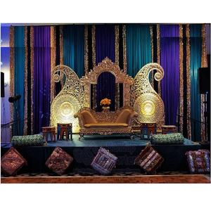 Sangeet musulmán para decoración de escenario, escenario de noche, mahndi musulmán de boda asiática, decoración de escenario, Punjabi, boda, Sangeet - Product Image 1