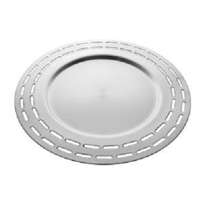 Exquisito diseño latón Metal hecho a mano cargador placa estilo minimalista seguro sostenible cocina Mesa platos decorativos - Product Image 2