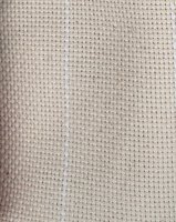 Tissu de broderie à l'aiguille perforée en toile de moine à vente rapide avec ligne de guidage blanche pour un travail de broderie optimal 100% coton de haute qualité
