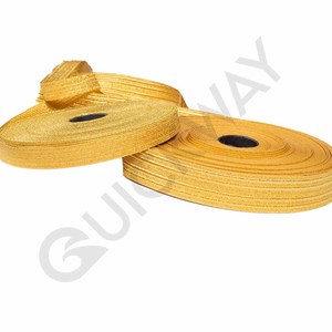 Garniture tresse largeur taille 2.5CM défense tresse 25MM Mylar dentelle personnalisée couleur or vente en vrac 2024 - Product Image 3
