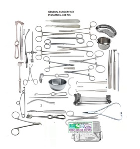 Juego de 108 Piezas de Instrumentos de Cirugía General Pediátrica, Acero Inoxidable de Alta Calidad Alemana, Exportadores - Product Image 1