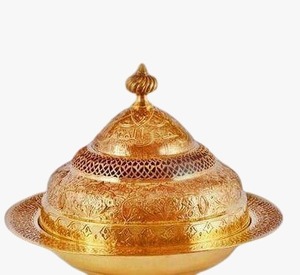 Olla Caliente Árabe de Metal de Alta Calidad, Cacerola de Lujo Hecha a Mano de la Mejor Calidad, Forma Redonda, para Mantener la Comida Caliente en la Mesa de la Cocina - Product Image 3