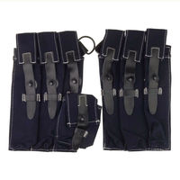 Nouvelle pochette en toile bleue pour hommes, style uniforme d'extérieur, reproduction des armes allemandes MP38 MP40 de la Seconde Guerre mondiale, collection été 2024