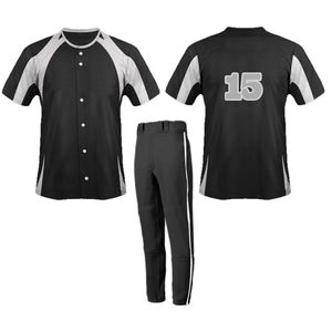 Uniforme de Béisbol Sublimado al por Mayor, Conjunto Deportivo de Verano para Hombre, Unisex, Tallas Grandes, Personalizable para Equipos de Softbol, Transpirable - Product Image 3