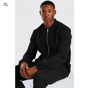 Survêtement bombardier en polaire d'hiver lourd impression numérique anti-rétrécissement grande taille (XS 6XL) col à capuche motif solide teint en fil - Product Image 3