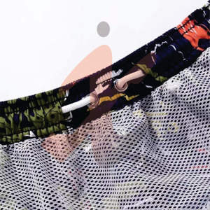 OEM 2025 Shorts de bain et de pêche pour homme, grande taille, séchage rapide, personnalisés, en toile respirante, avec impression par transfert thermique, en polyester élastique - Product Image 5