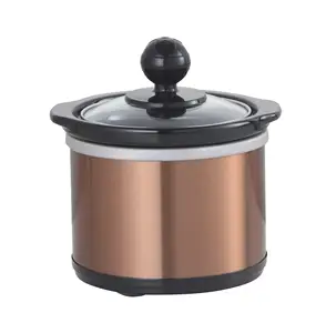 Manual Electric 0.65Qt Round Slow Cooker