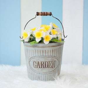 Cubo de METAL decorativo para Navidad, cubo de METAL decorativo para Navidad - Product Image 4