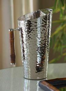 Jarra de Agua de Cobre Puro Martillado/Diamantado de Lujo Moderno y de Primera Calidad, Ideal para Fiestas y Bodas - Product Image 4