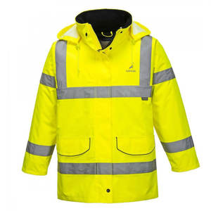 Chaqueta DE TRABAJO impermeable de alta visibilidad de tamaño personalizado - Product Image 4