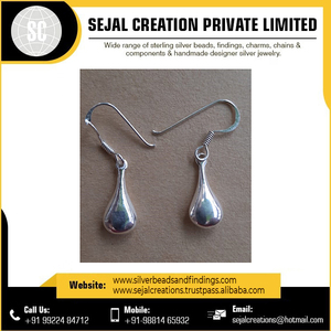 Wholesale Sterling Silver <b>Earrings</b> Gemstone <b>Earring</b> Bulk Exporter From India - Product Image 5