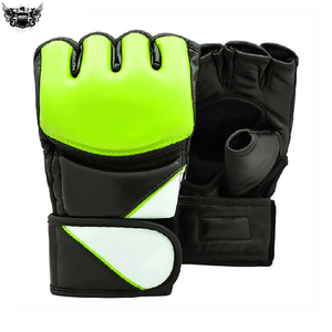 Vente en gros de gants demi-doigts légers en cuir PVC pour MMA et boxe Meilleure vente - Product Image 2