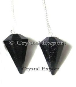 Best Saler of Blue Gold Stone Pendulums : Blue Gold Stone Pendulums for Sale - Product Image 1