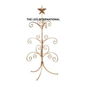 Soporte de Exhibición Navideño de Alambre de Hierro con Forma Geométrica, Acabado Negro, de Alta Calidad y Gran Venta - Product Image 4