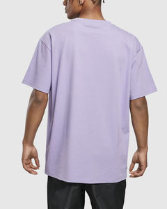 โรงงาน Pk ขายส่งเสื้อยืดผู้ชายทรงยาวถักนิตติ้งขนาดใหญ่พิเศษ ผ้าฝ้าย 100% ยืดหยุ่น ระบายอากาศได้ดี เป็นมิตรกับสิ่งแวดล้อม เสื้อแฟชั่นลำลอง - Product Image 3