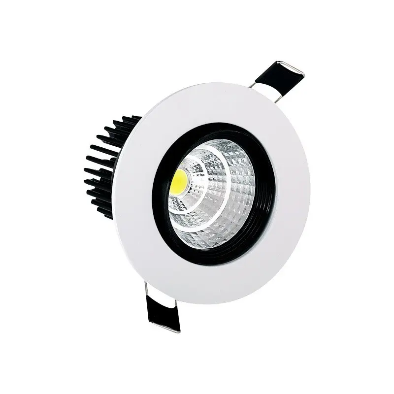 electric recessed luminaire housing CE RoHS approved supper bright led cob down light for super market
