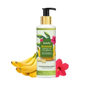 无氨Indalo芙蓉香蕉护发素适用于所有类型的头发