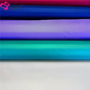 100% Polyester gewebe, 63d * 63d Poly Taft gewebe, wasserdichtes Polyester Satin gewebe