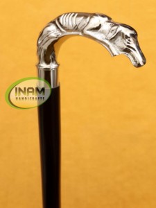 Best Quality Handmade Wooden <b>Walking</b> <b>Stick</b> with Brass Round Animal Handle / Wooden <b>Walking</b> Canes with Brass Round Animal Handle - Product Image 3