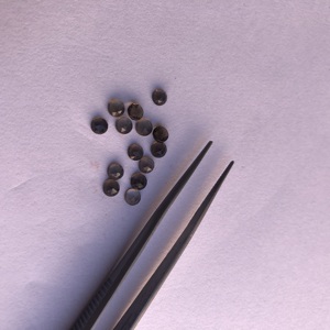 4mm Brun Naturel Quartz Fumé Lisse Rose Coupe Lâche Cabochons IGI Certifié En Gros Usine Prix En Ligne Alibaba Direct - Product Image 2