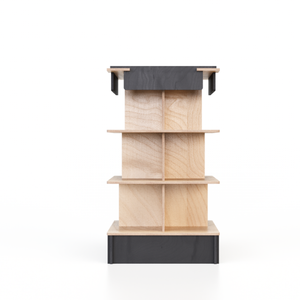 ยืนแสดงปรับแต่ง54X94โลโก้ที่กำหนดเอง360องศาแสดงตารางไม้แสดงสำหรับร้านค้าเกม - Product Image 3