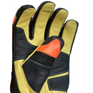 Custom color new style Genuine Leather Men's motorbike gloves custom logo wholesale price available Australia USA - Product Image 4