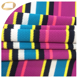 Colorful stripes <b>yarn</b> dyed <b>polyester</b> spandex pineapple fabric for swimwear - Product Image 5