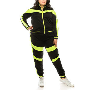 Chándal de rayas laterales para hombre y mujer, traje de chándal de dos piezas, personalizado, ropa deportiva de gran tamaño - Product Image 3