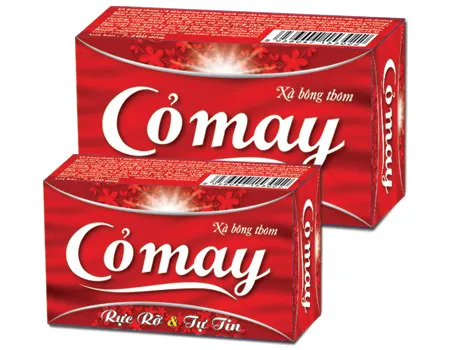 เวียดนามผู้ผลิต Co May สบู่100gr X 72 Pcs 100% ธรรมชาติดีสำหรับผิว (สีแดง)