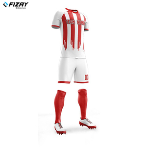 Best Sale High Quality Men's Sports Soccer Uniform Quick Dry Breathable <b>Custom</b> Colors Logo FIZAY ENTERPRISES OEM Service - Product Image 3
