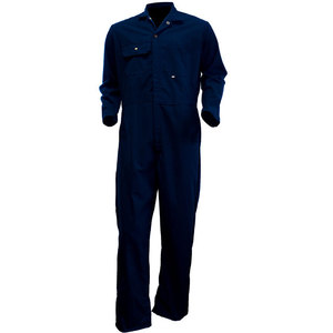 Flame Retardant Coverall Of Blue Colors For Reflective Safety Coverall Workwear 2019 100% Cotton - Product Image 1