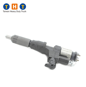 หัวฉีดน้ำมันเชื้อเพลิง23670-E0400รถบรรทุก295050-0232ชิ้นส่วนเครื่องยนต์รถบรรทุกสำหรับ Hino JO8E เครื่องยนต์ดีเซล - Product Image 1