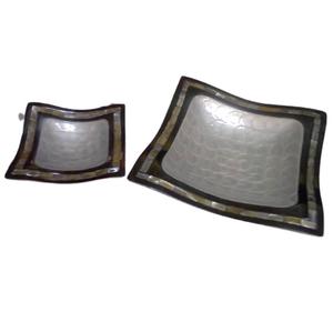 Colorful Finish Aluminium & Metal <b>Fruit</b> Tray Decorative Serving Snack Tray for Home for Dry <b>Fruit</b> Platter Hand Painted Gift Item - Product Image 5