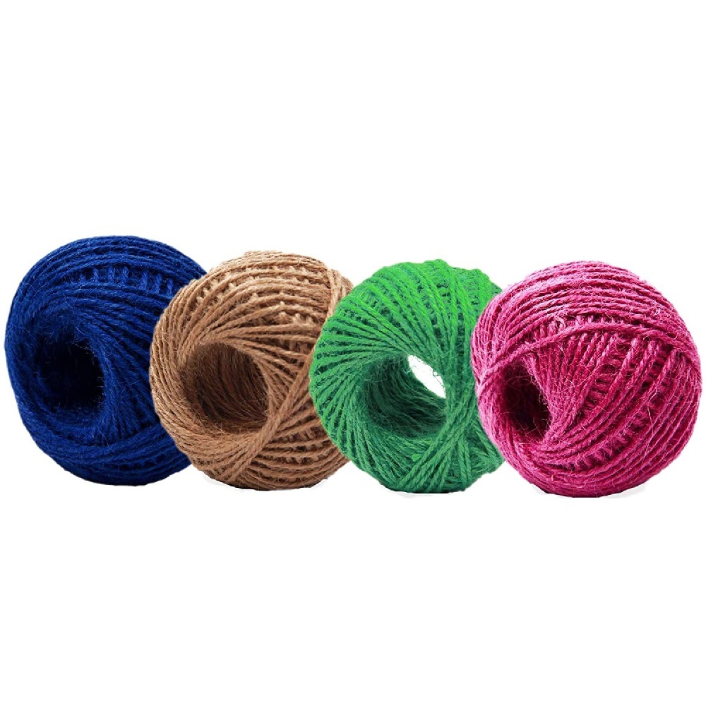 100% High Quality Export Oriented Colorful Jute Yarn from Bangladesh