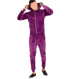 Survêtements de jogging personnalisés coupe-vent respirants grande taille en velours pour hommes et femmes – Collection Hiver – Vente en gros - Product Image 4