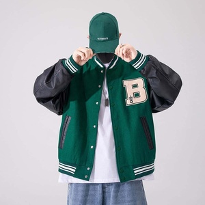 Chaqueta Varsity Personalizada PIHA SPORTS 2026 para Hombre, Cuerpo de Lana, Mangas de Cuero Genuino, Colores del Equipo, Impermeable, Ecológica, Invierno, Tallas XS a XXL - Product Image 6