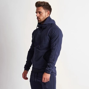 Venta al por mayor trajes de sudor de la Sudadera con capucha de Deportes de ocio personalizada de alta calidad de algodón Terry francés gran tamaño sudadera StreetWear - Product Image 6