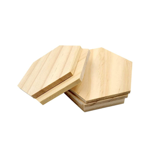 En bois Ensemble de Caboteur Carré Ustensiles De Cuisine Tasse Coaster Vaisselle Vintage Fait Main Conception de Table à Thé En Bois Coaster - Product Image 6