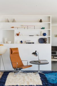 Albertina Luxury Marocain Boho 3D Tapis technique jacquard en laine nouée à la main Noir Beige Coton pour le salon et la salle de bain - Product Image 2