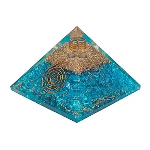 Vente En Gros Naturel Bleu Onyx Orgone Pyramide Pierre Semi-Précieuse Artisanat De N.H. AGATE - Product Image 2
