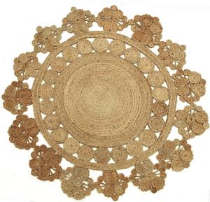 Alfombra y alfombra de jacinto de agua Natural hechas a mano de alta calidad, tamaño personalizado para ventas al por mayor para decoración de hogar, Hotel o dormitorio - Product Image 1